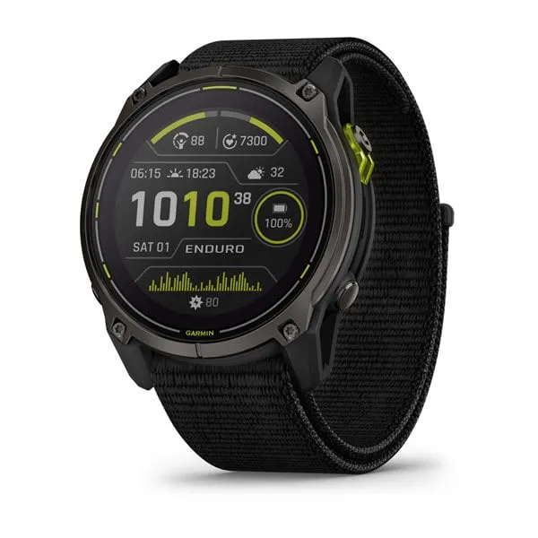 Garmin Enduro 3 GPS smartwatch with solar charging